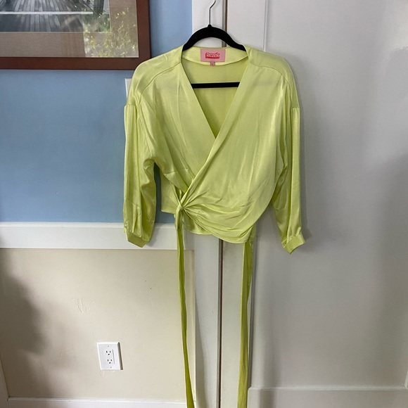 Rezek Studio Hustle Wrap Top size S Zest - Picture 4 of 7